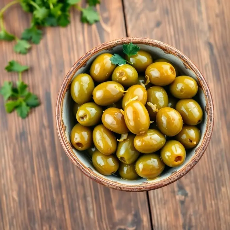 Étapes pour préparer des olives vertes maison, du nettoyage à la marinade, avec des ingrédients naturels. Comment faire des olives vertes​