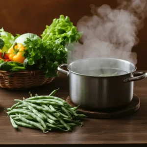 Cuisson des haricots verts frais : temps de cuisson, méthodes à la vapeur, à l’eau ou à la poêle pour une texture croquante et savoureuse.