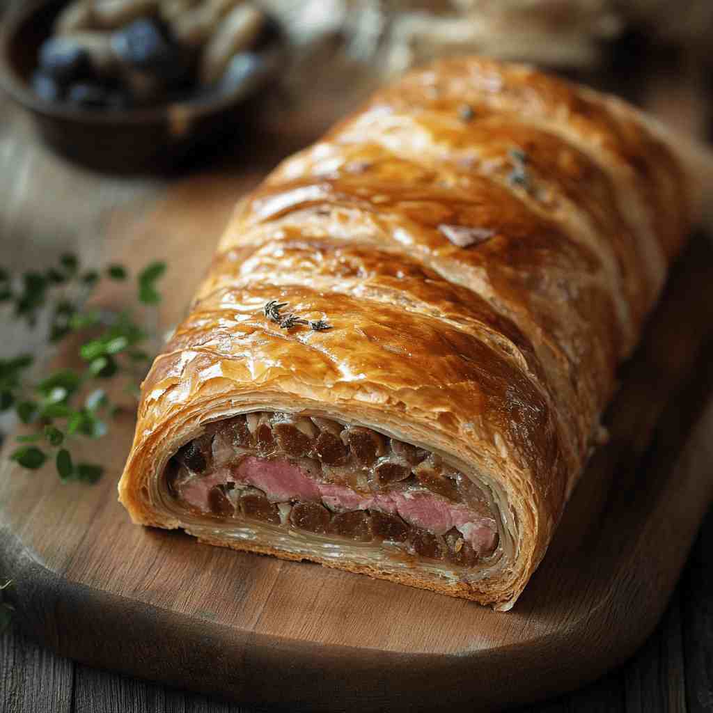 recette pain de viande à l'ancienne​ , tranché, avec croûte dorée, servi avec purée de pommes de terre et légumes rustiques