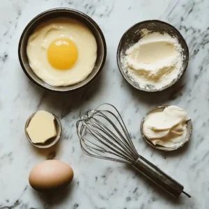 Ingrédients d une une Crème Anglaise
