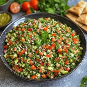Le Taboulé Libanais Traditonnel