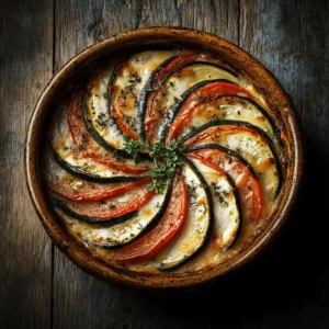 Bienfaits nutritionnels du gratin de courgettes et de tomates