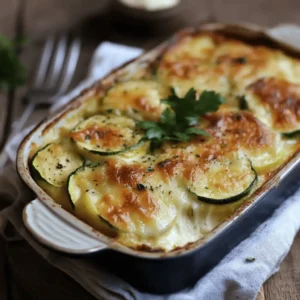Astuces de Nada pour un gratin encore meilleur, gratin de courgette et pâtes
