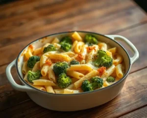 Introduction au gratin de pâtes aux brocolis