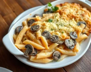 Les ingrédients clés pour un gratin de pates aux champignons