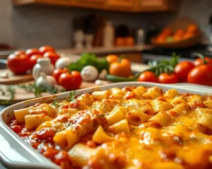 Les ingrédients indispensables pour un gratin de pâtes réussi a la sauce tomate