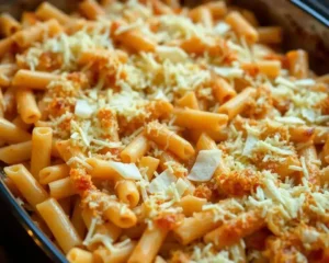 cette recette de gratin de pates au knacki est parfaite