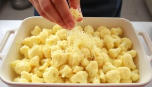 Assemblage et cuisson du gratin