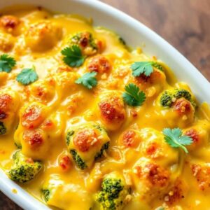 Gratin de Brocolis au Curry