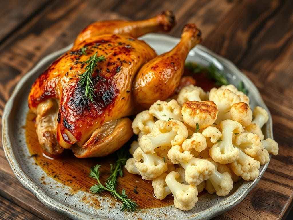 Gratin de Chou Fleur Accompagnement: un Repas Complet