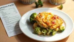 Informations nutritionnelles du gratin de brocolis