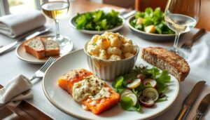 Menu-Type Équilibré Autour du Gratin de Chou-Fleur