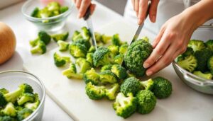 Préparation du Brocoli Gratiné