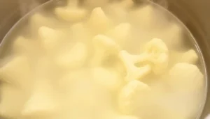 Préparation du Gratin de Chou Fleur