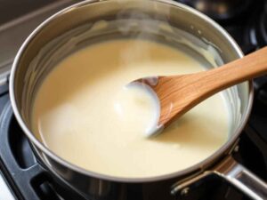 Préparez la sauce béchamel