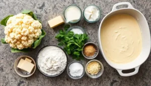Recette Étape par Étape : Gratin de Chou-Fleur Béchamel au Four