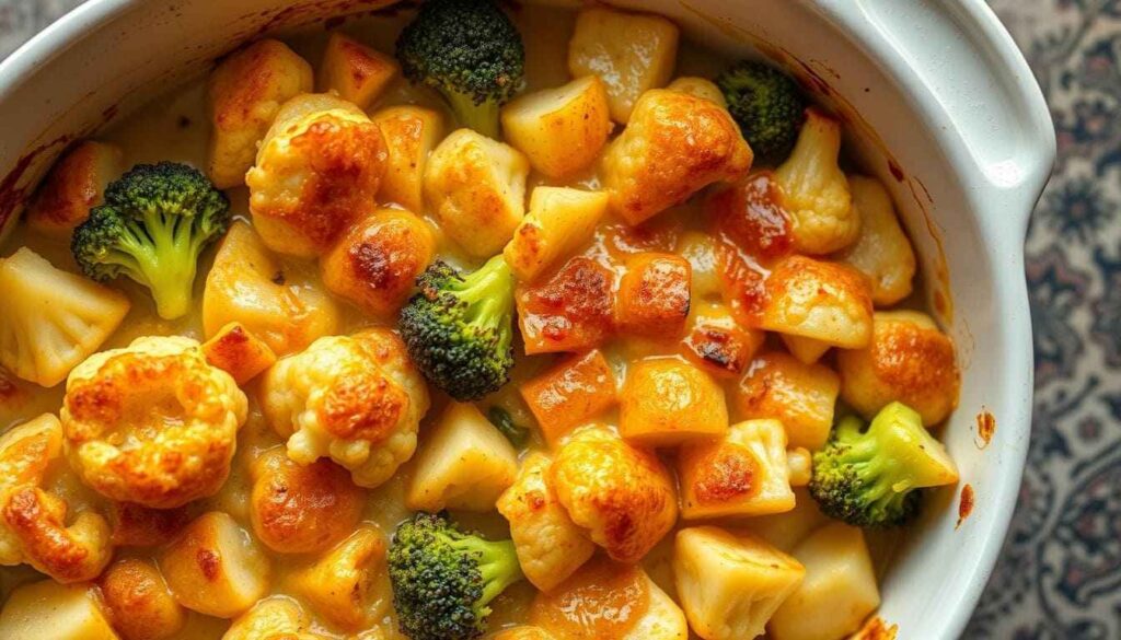 Recette de gratin de chou fleur brocoli et pommes de terre Un plat reconfortant et nutritif 1