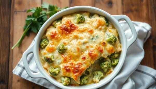 Recette de gratin de brocolis light
