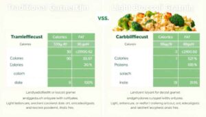 Valeurs nutritionnelles du gratin de brocolis light