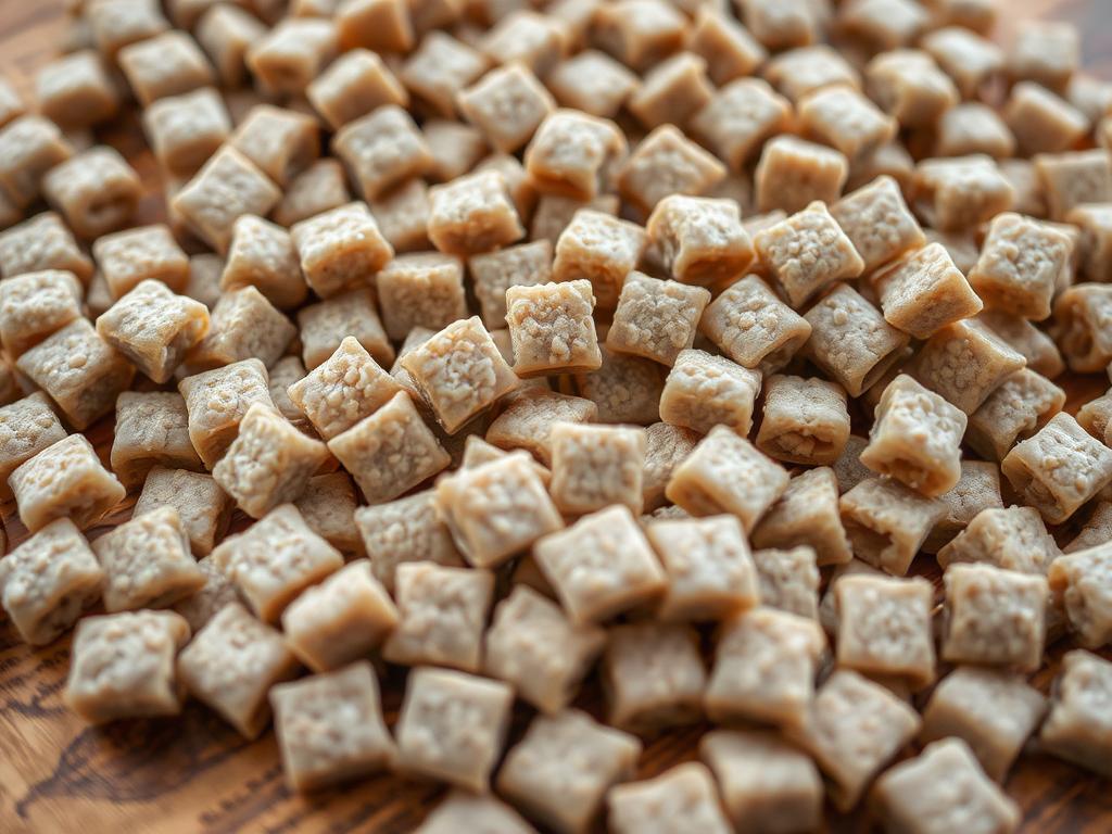 Crozets traditionnels au sarrasin, petites pâtes carrées typiques de la Savoie