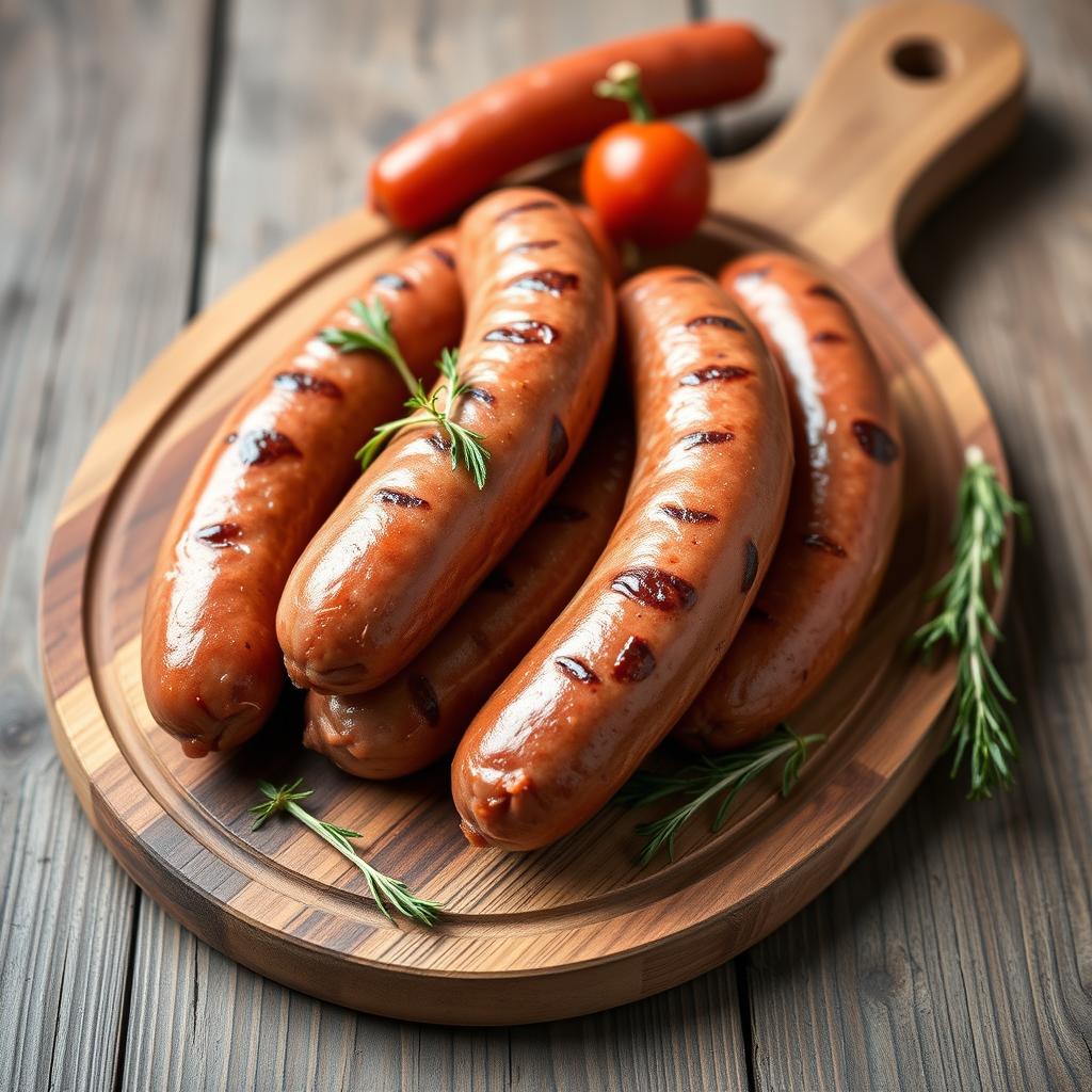Diots de Savoie traditionnels, saucisses fumées typiques