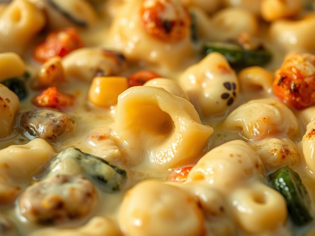 Gratin de crozets aux légumes à la texture parfaitement crémeuse