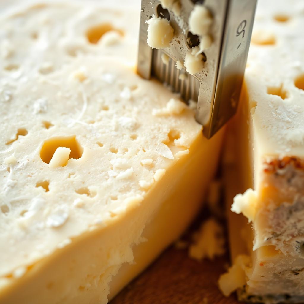 Morceau de comté affiné pour le gratin de crozet comté
