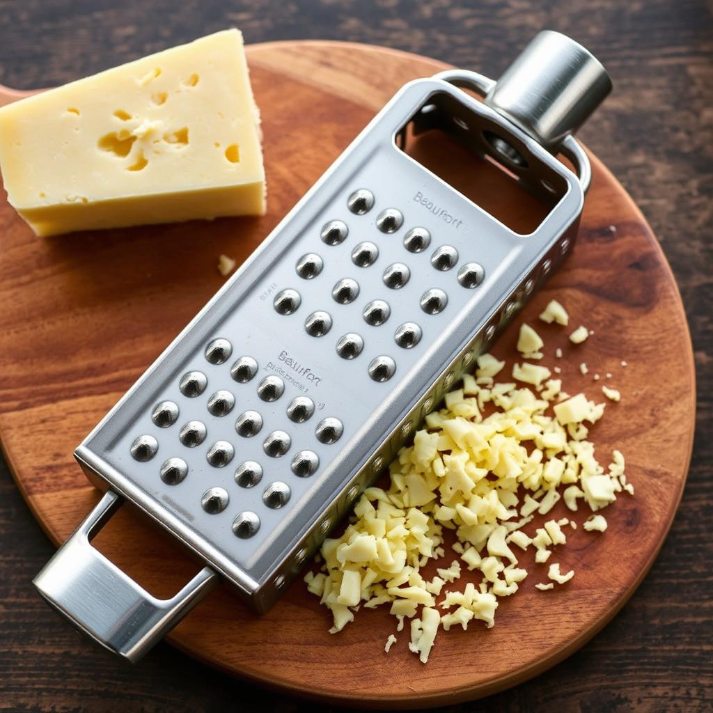 Râpe à fromage pour le Beaufort du Gratin de Crozet Savoyard