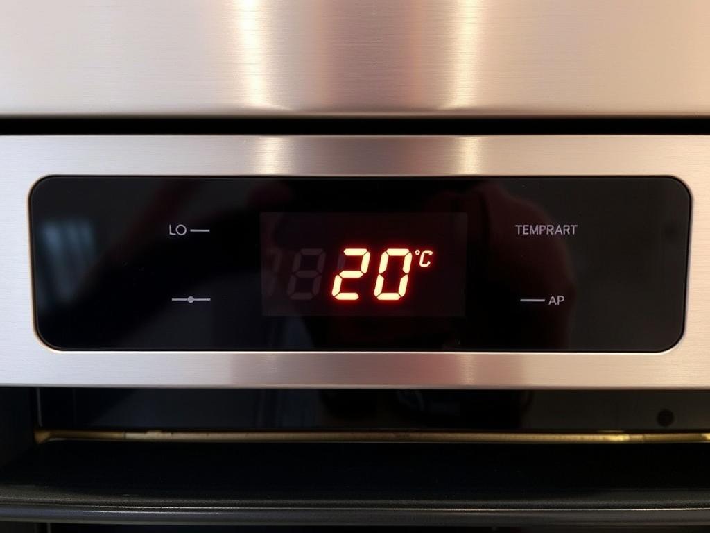 Four préchauffé à 220°C pour le gratin de gnocchis tomate et basilic