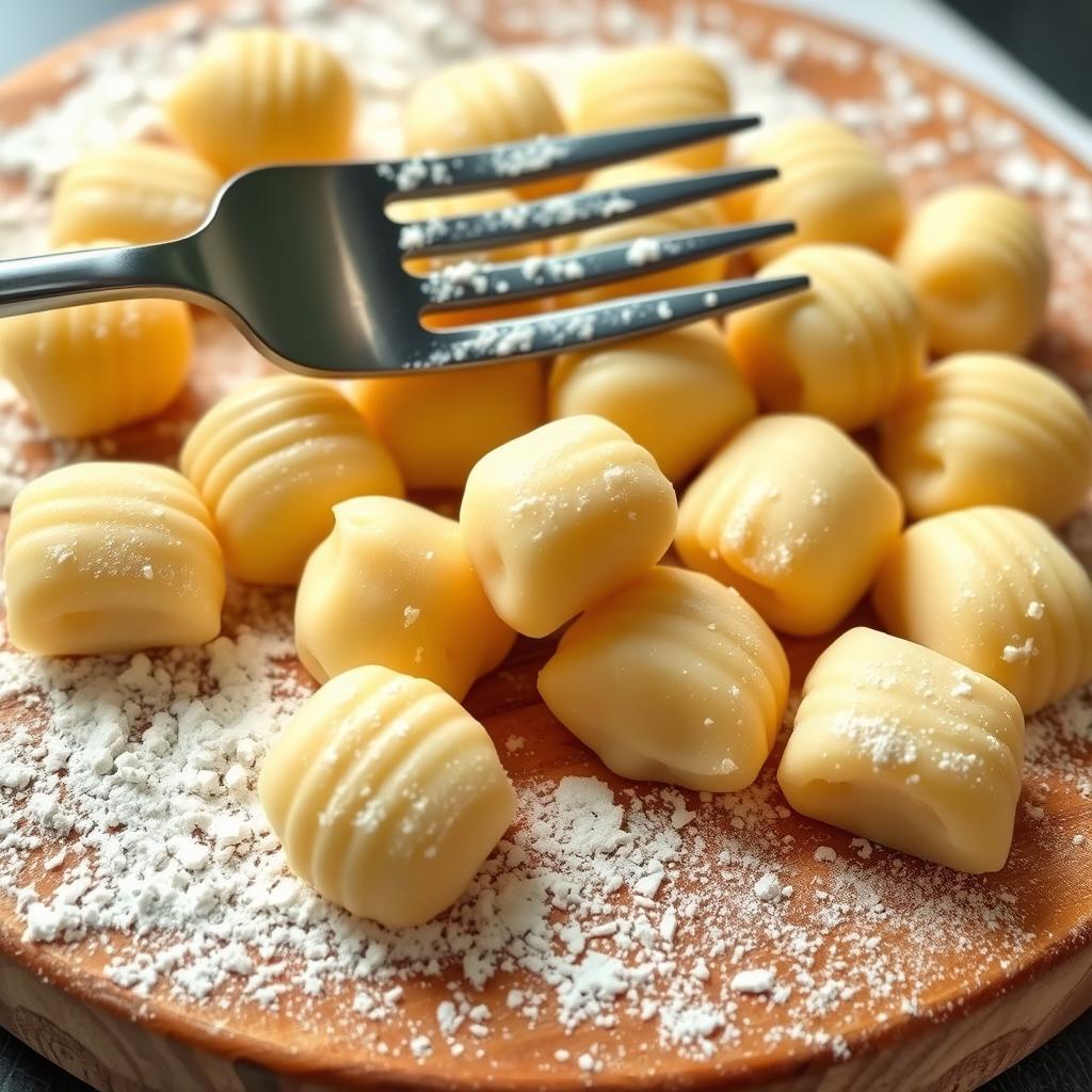 Gnocchis sans gluten pour variante du gratin de gnocchi au fromage
