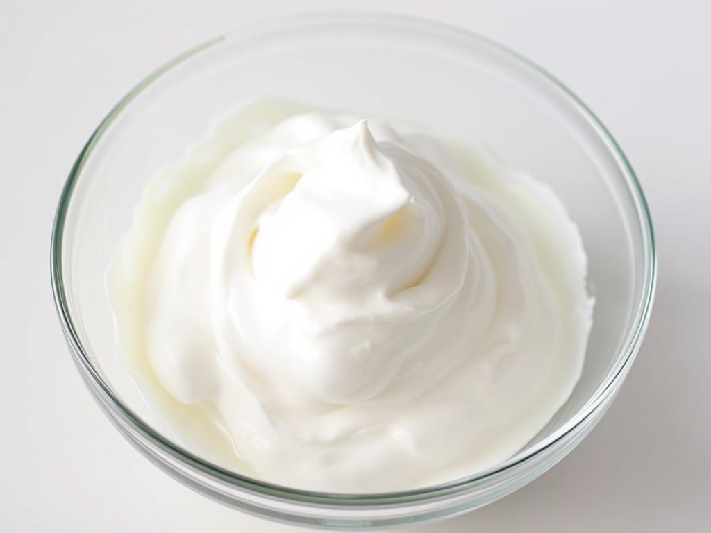 Blancs d'œufs montés en neige ferme pour le tiramisu speculoos fruits rouges