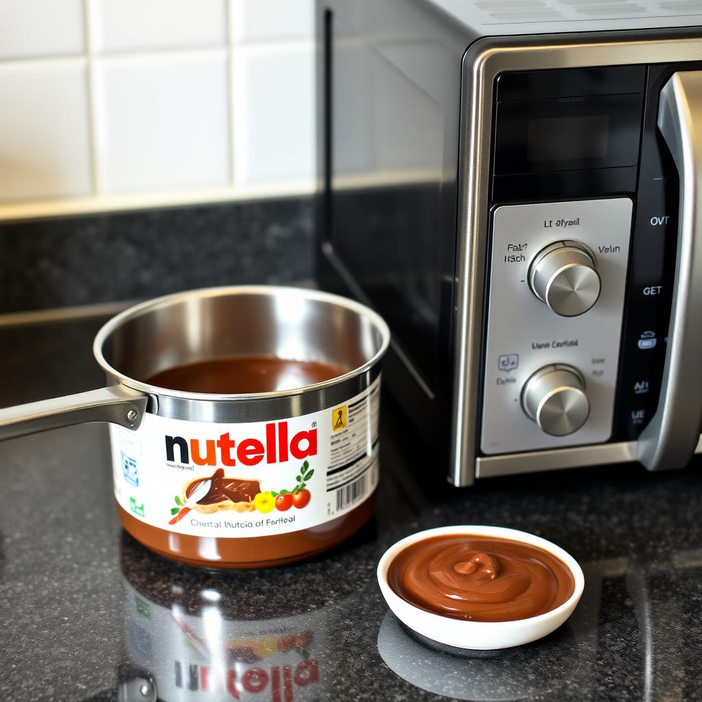 Casserole ou micro-ondes pour faire fondre le nutella