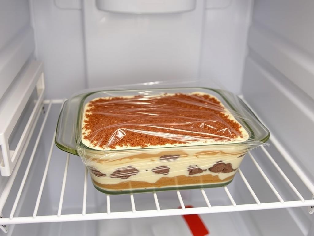Conservation du tiramisu au réfrigérateur