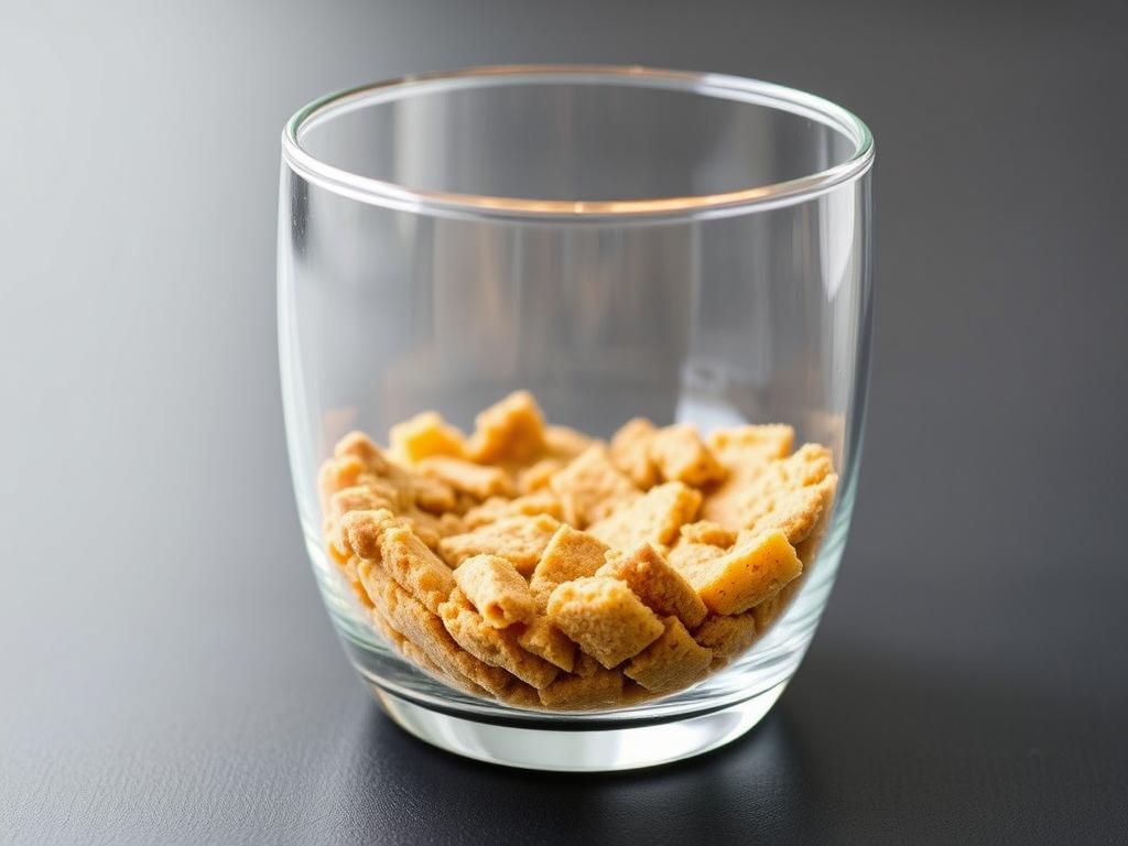 Couche de speculoos au fond d'une verrine pour le tiramisu aux fruits rouges