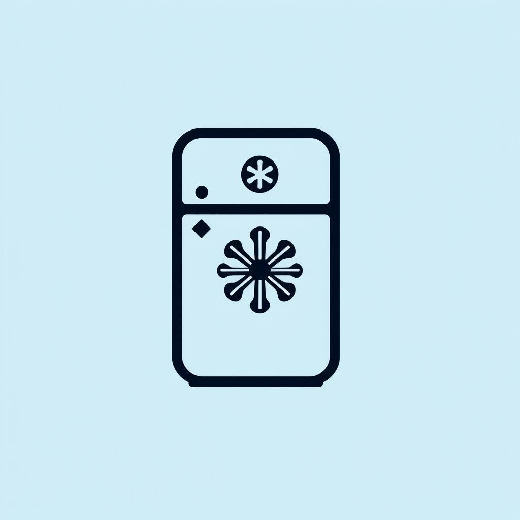 Icône de réfrigérateur indiquant le temps de repos du tiramisu