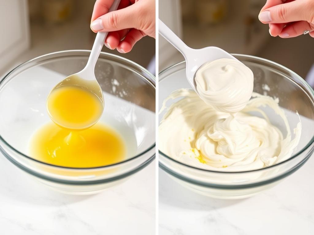 Incorporation des blancs en neige à la crème mascarpone pour le tiramisu citron speculoos