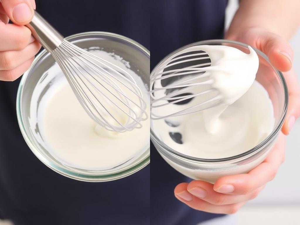 Montage des blancs en neige pour la recette tiramisu facile