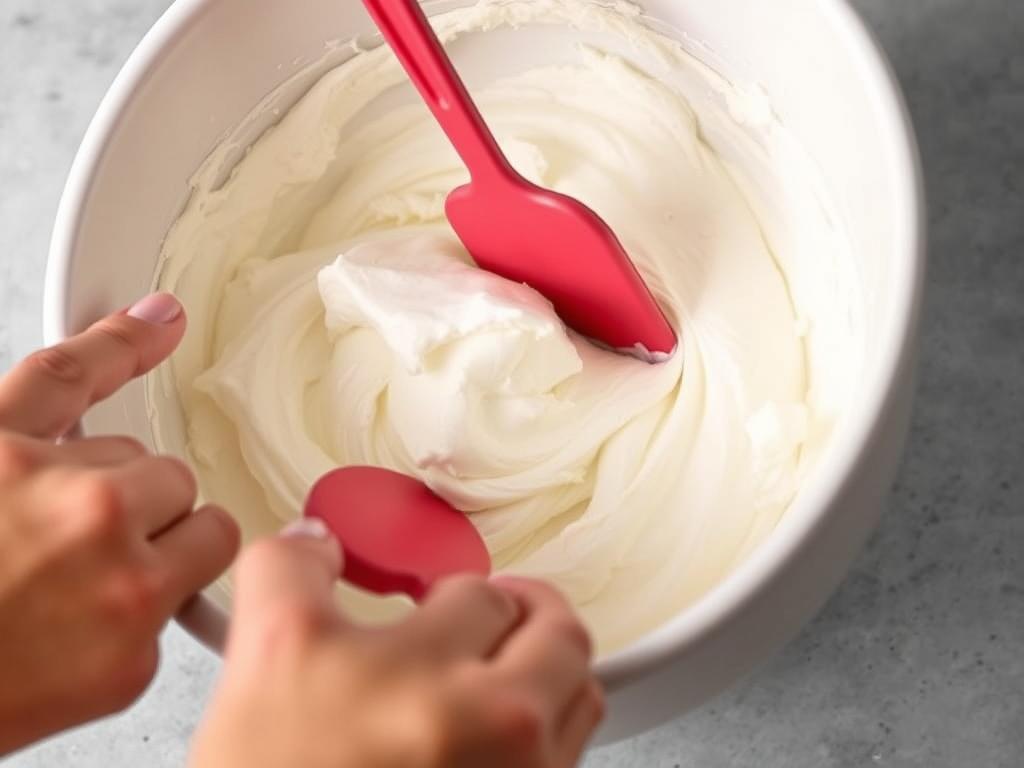 Préparation de la crème au mascarpone pour le tiramisu speculoos Préparation de la crème au mascarpone pour le tiramisu speculoos