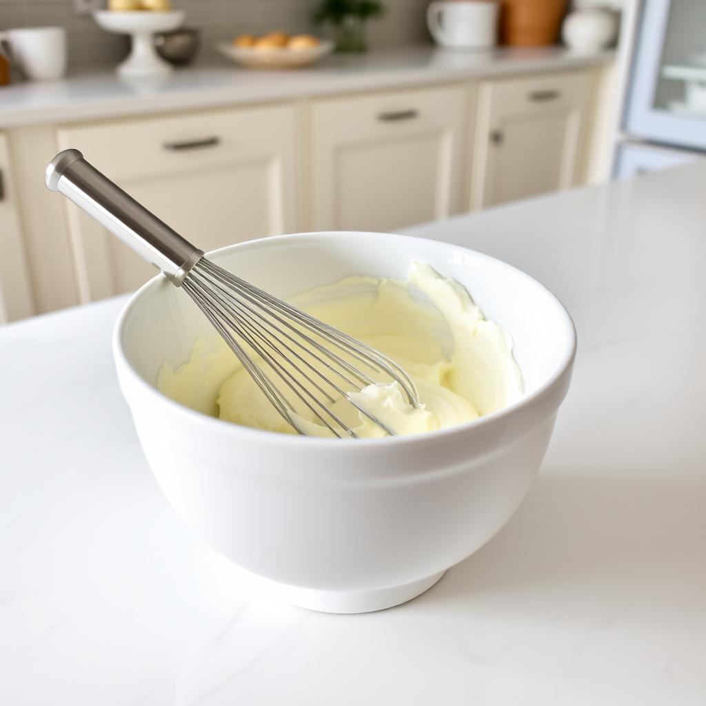 Saladier pour préparer la crème de mascarpone Saladier pour préparer la crème de mascarpone