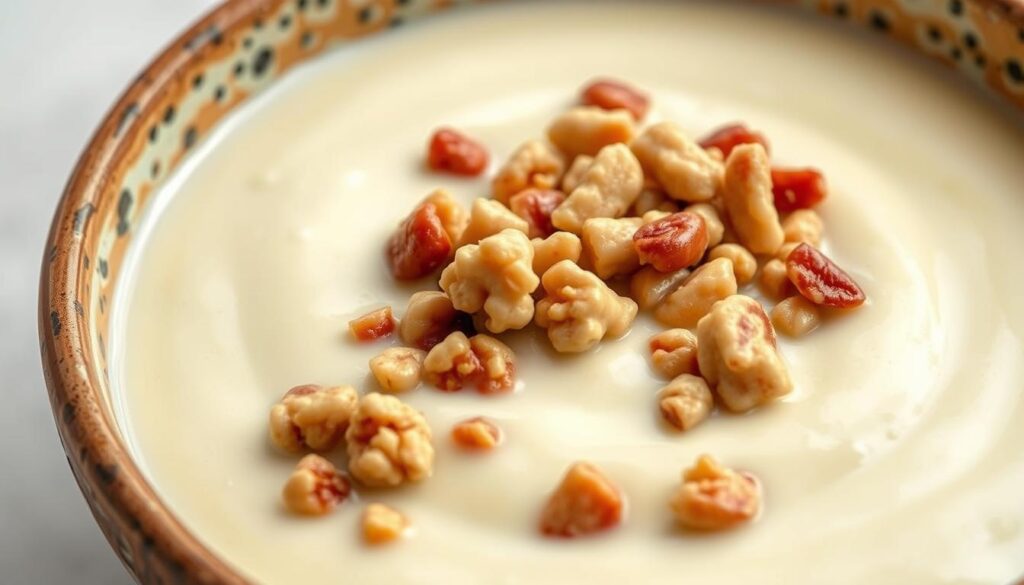 Sauce au fromage de brebis aux noix concassées