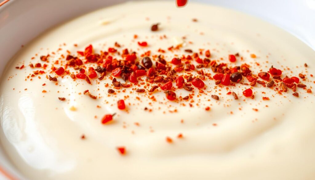 Sauce au fromage de brebis relevée au piment d'Espelette