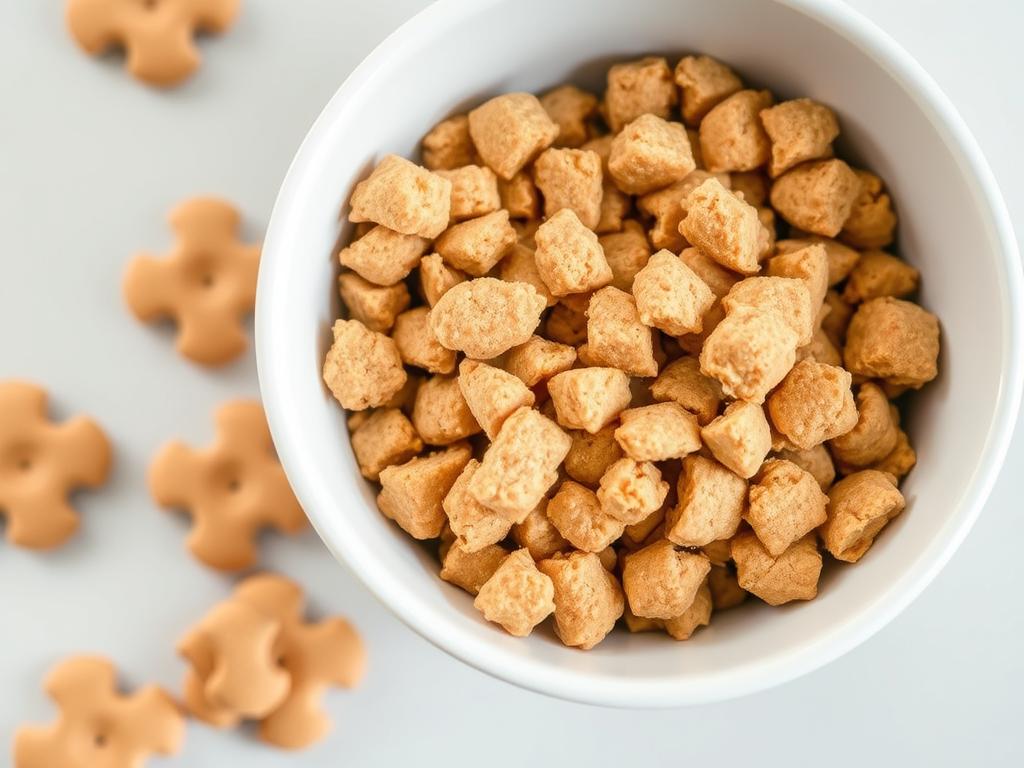 Speculoos écrasés dans un bol pour la préparation du tiramisu aux fruits rouges