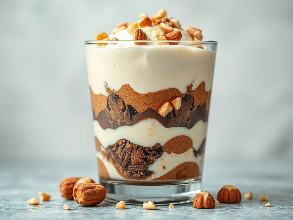 Tiramisu au nutella, speculoos et noisettes