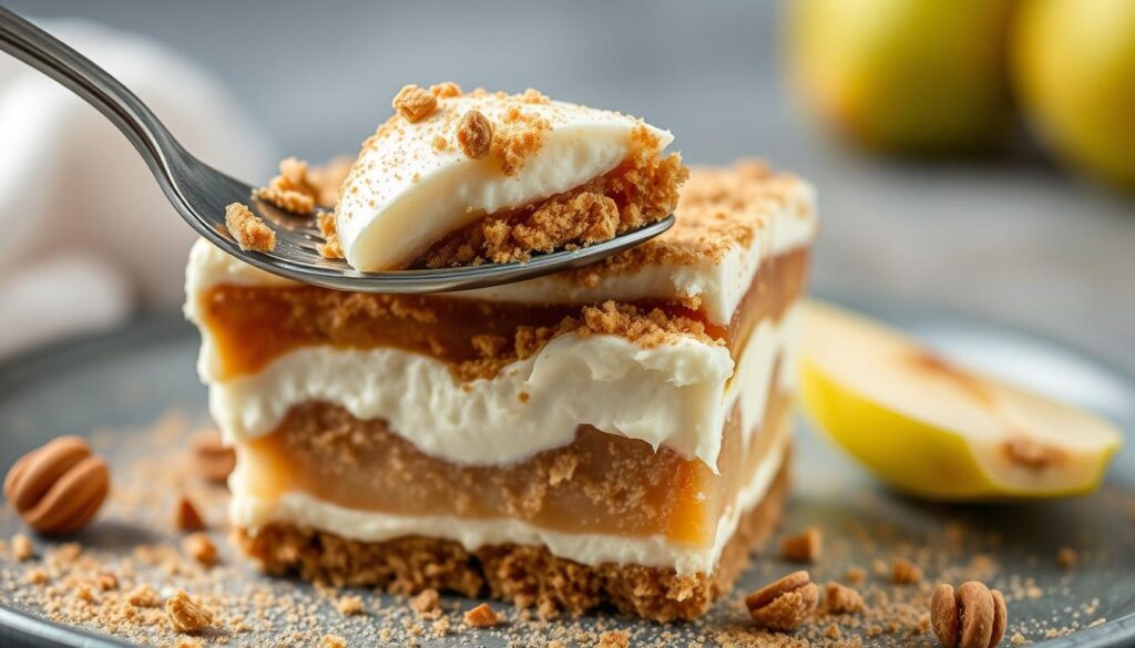 Tiramisu poire speculoos prêt à être dégusté