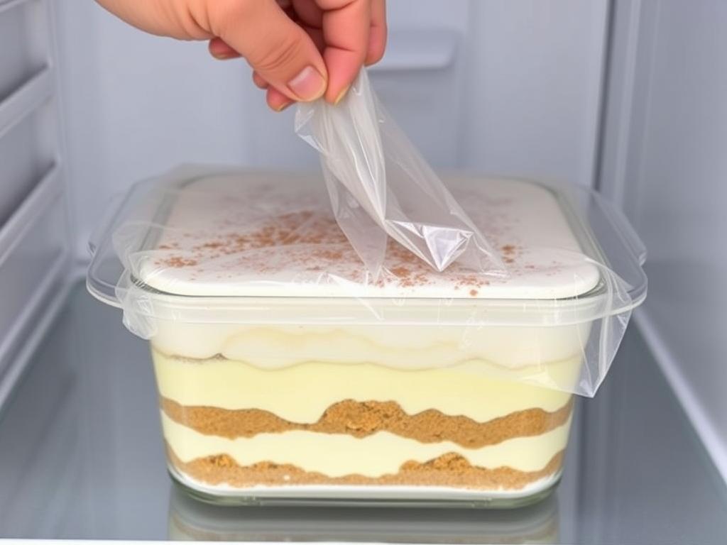 Tiramisu speculoos conservé au réfrigérateur Tiramisu speculoos conservé au réfrigérateur