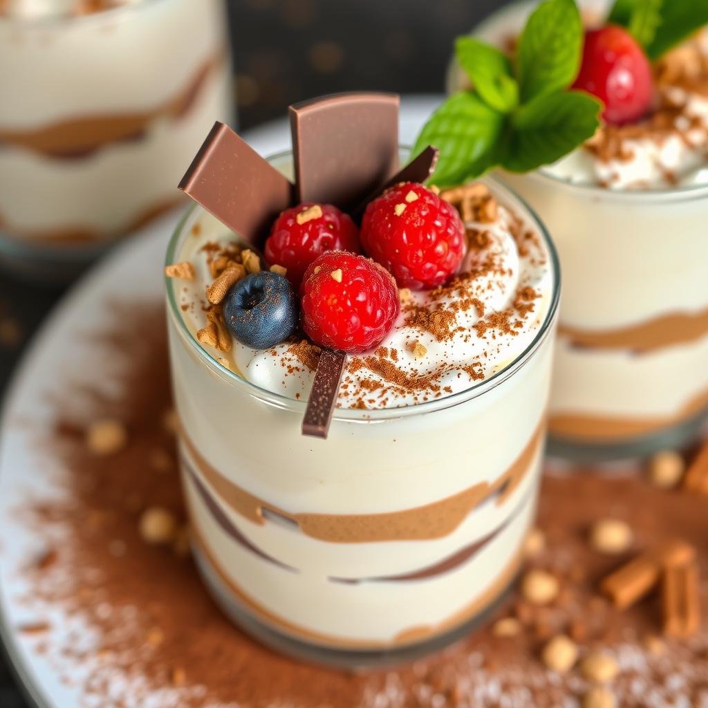 Tiramisu speculoos décoré avec des garnitures Tiramisu speculoos décoré avec des garnitures