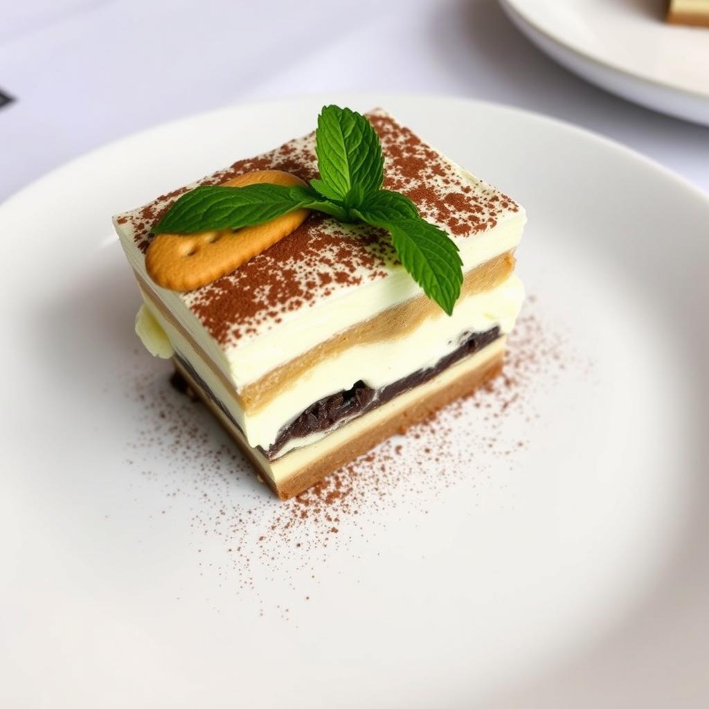 Tiramisu speculoos servi en parts individuelles Tiramisu speculoos servi en parts individuelles