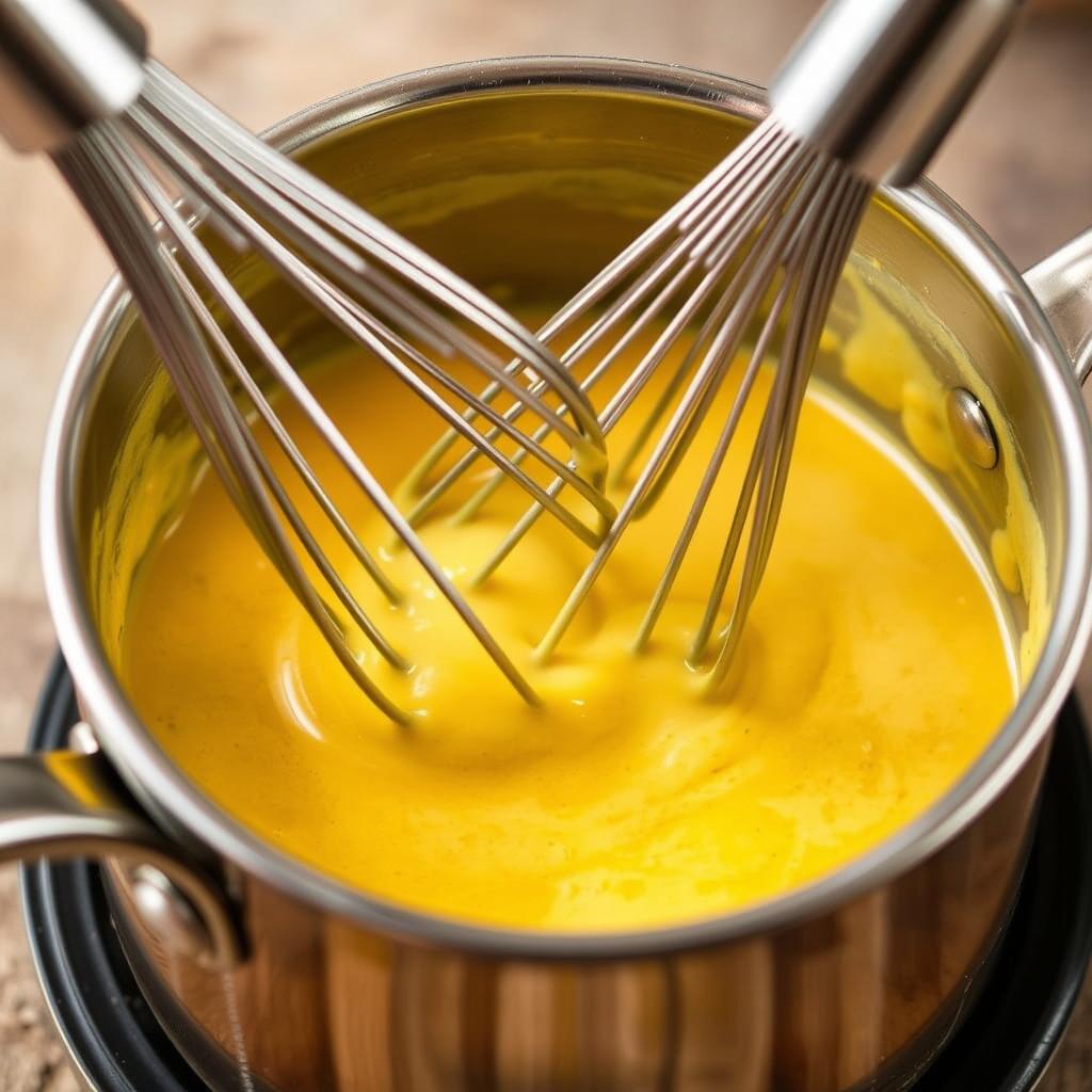 Version express de la sauce à la moutarde de Dijon